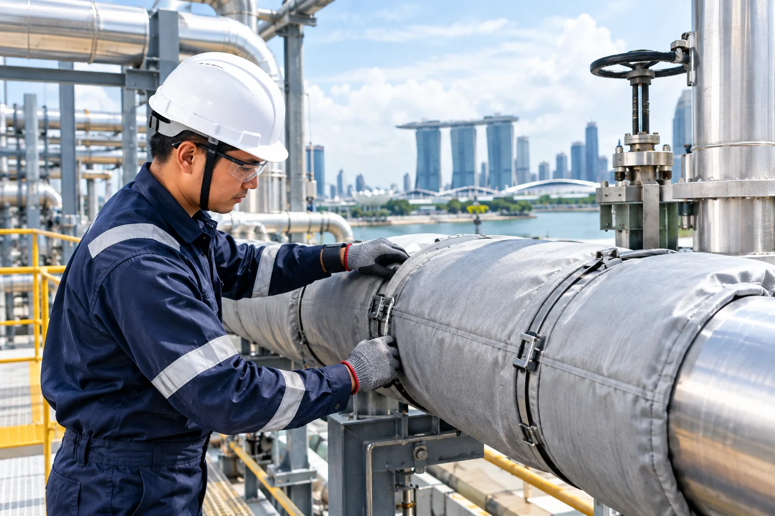 Steam Pipeline Insulation Services